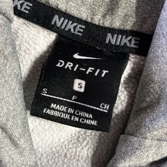 Nike Dri Fit Swoosh Spell Out Pullover Cowl Neck Hoodie Mens Small - Picture 4 of 11